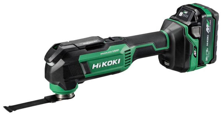[メーカーセット品] HiKoki｜ハイコーキ 36V 充電式マルチツール CV36DMA(XPZ)　本体+電池BSL36A18X 1個+充電器UC18YDL2 1台+システムケース 2