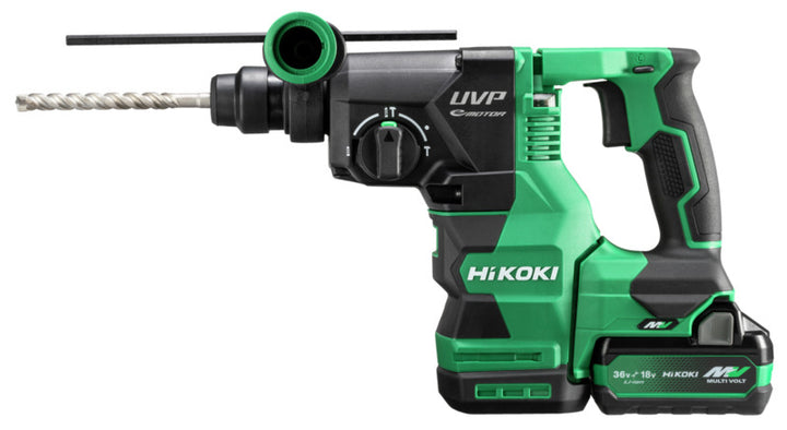 「フルセット品｜2.5Ah仕様」 HiKoki｜ハイコーキ 36Vハンマドリル SDS-plus　DH3628DA　フルセット品