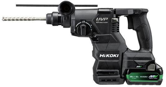 「フルセット品｜2.5Ah仕様」 HiKoki｜ハイコーキ 36Vハンマドリル SDS-plus　DH3628DA　フルセット品