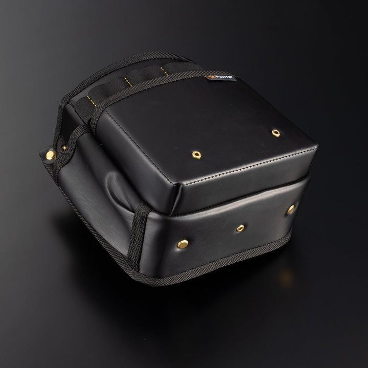 [PS-22BG] KUROKIN 黒金(Black & Gold) 腰袋スタンダード2段 単品1個 - MisakaZoo
