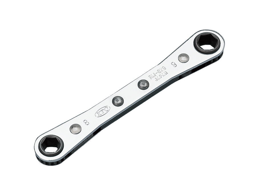 [RM-14X17] KTC(京都機械工具)板ラチェットめがねレンチ（対辺14×17mm） 単品1本 - MisakaZoo