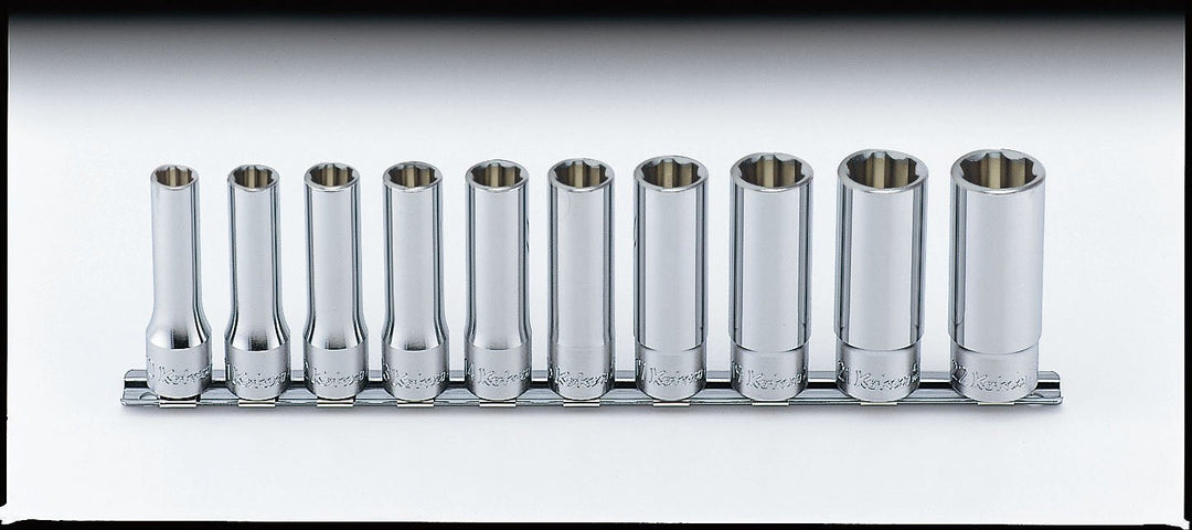 [RS4310M/10] Ko-ken(コーケン) 1/2"(12.7mm)SQ. サーフェイスディープソケットレールセット 10ヶ組 セット品10個 - MisakaZoo