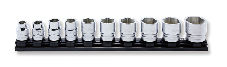 [RS4400MZ/10] Ko-ken Z-EAL(コーケン ジール) 1/2"(12.7mm)SQ. 6角ソケットレールセット 8ヶ組 セット品8個 - MisakaZoo