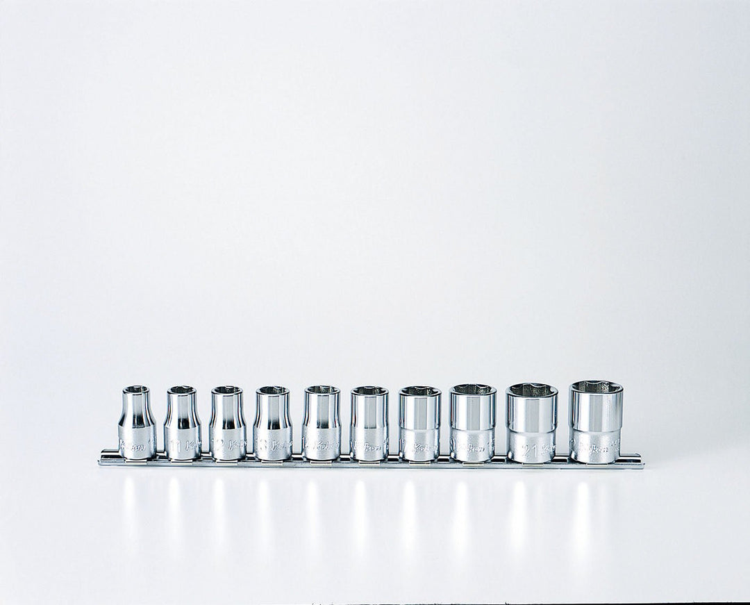 [RS4410M/10] Ko-ken(コーケン) 1/2"(12.7mm)SQ. サーフェイスソケットレールセット 10ヶ組 セット品10個 - MisakaZoo