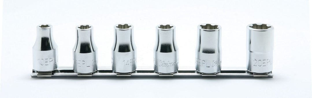 [RS4425/6-EPL] Ko-ken(コーケン) 1/2"(12.7mm)SQ. トルクスプラスソケットレールセット 6ヶ組 セット品6個 - MisakaZoo