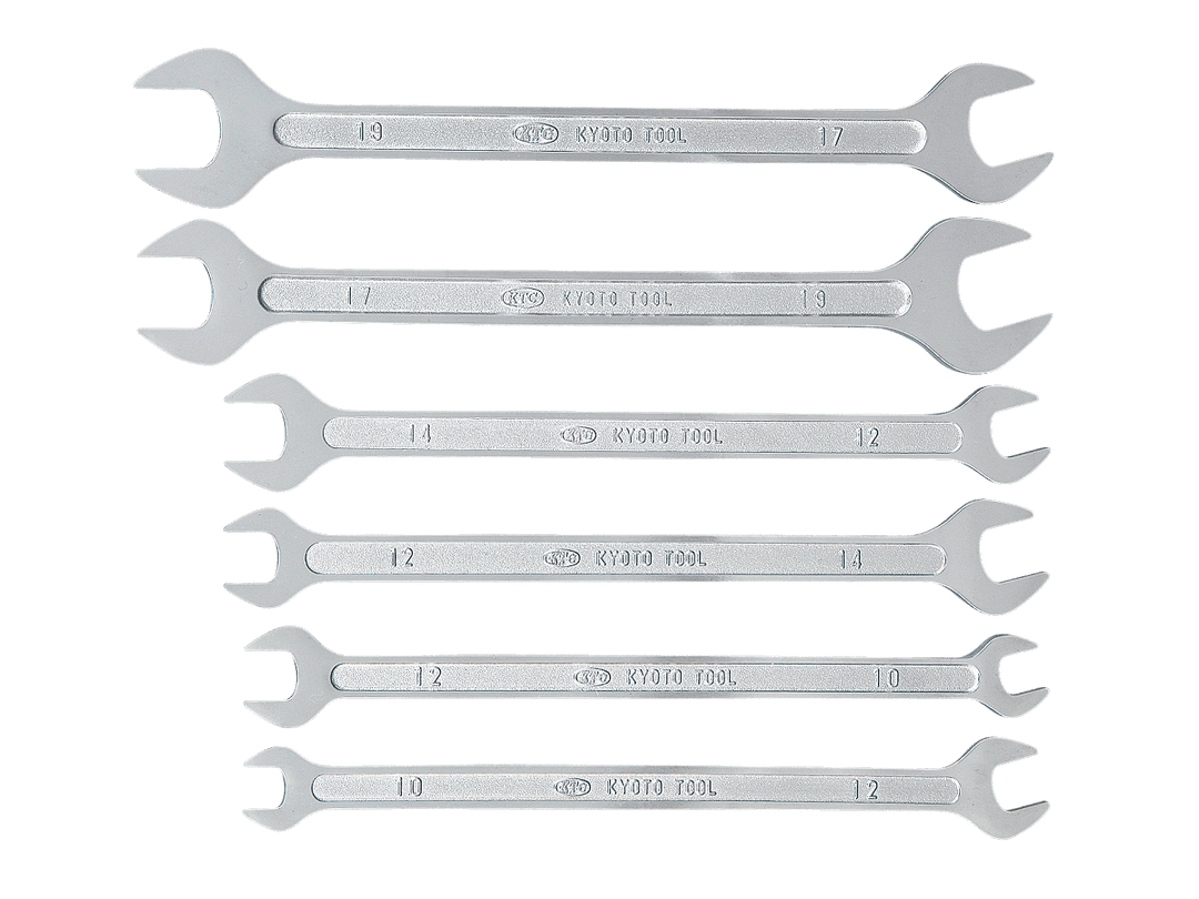 [S206] KTC(京都機械工具)薄口スパナセット[6本組] セット品6点 - MisakaZoo
