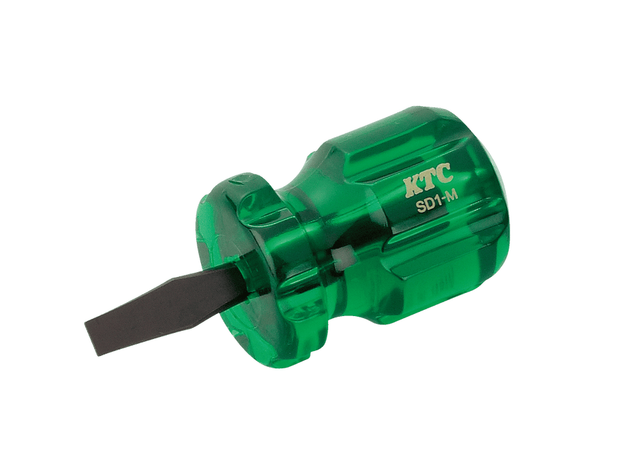 [SD1-M] KTC(京都機械工具)樹脂柄スタッビドライバ マイナス（全長72mm） 単品1本 - MisakaZoo