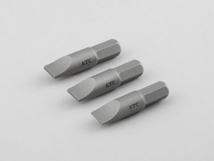 [SDM-1.0S] KTC(京都機械工具)インパクトドライバ マイナスビットショート（先端厚み1.0） 単品1個 - MisakaZoo