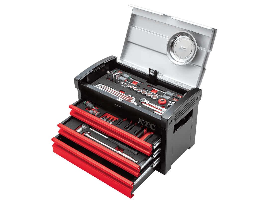 [SK3660ESW] KTC(京都機械工具)工具セット（チェストタイプ）［66点］（スイベルラチェットハンドル BRSW3入組） セット品66点 - MisakaZoo