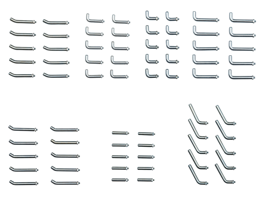 [SKR-54-B] KTC(京都機械工具)フックセット（適用:ラチェットハンドル、めがねレンチ（小サイズ）等） セット品10点