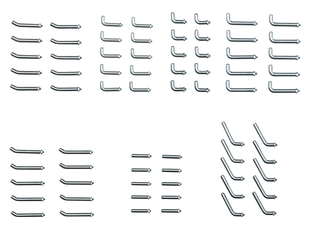 [SKR-54-J] KTC(京都機械工具)フックセット（適用:プライヤ類の柄、ドライバ類の回り止め等） セット品10点 - MisakaZoo
