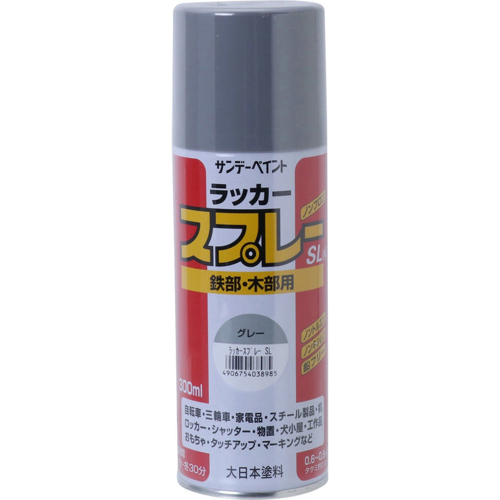 サンデーペイント(大日本塗料)　ラッカースプレーSL　300ml　カラー21色　バラ1本 - MisakaZoo