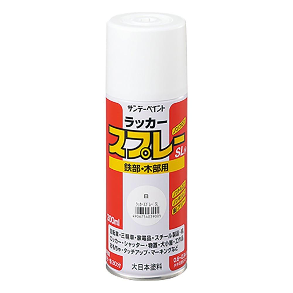 サンデーペイント(大日本塗料)　ラッカースプレーSL　300ml　カラー21色　バラ1本 - MisakaZoo