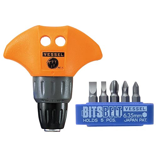 VESSEL T型ラチェットドライバーセット TD-80