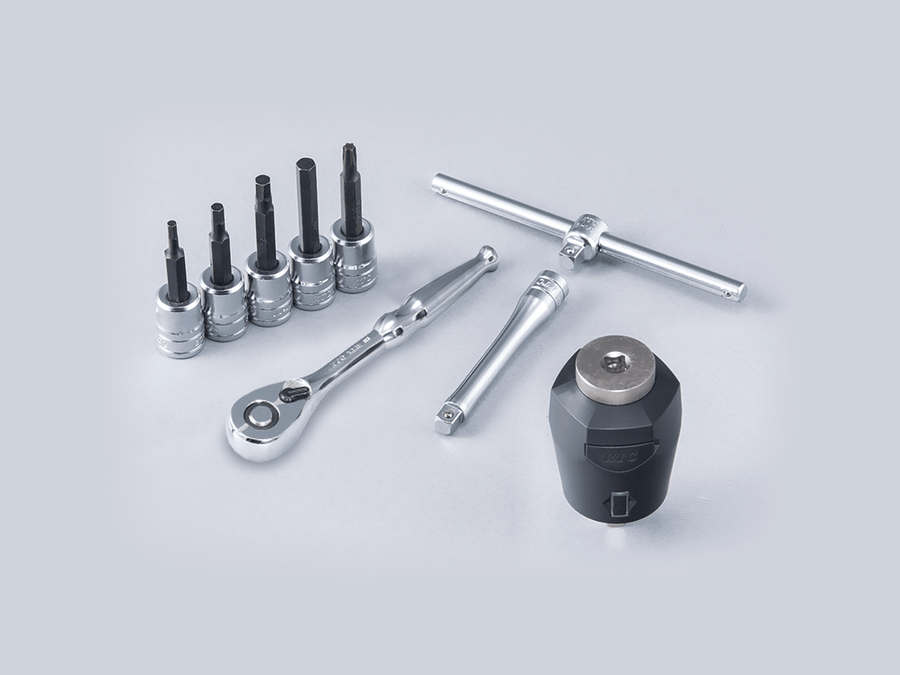 [TB209TQ] KTC(京都機械工具)6.3sq.ビットソケットレンチセット トルクルモデル[9点] セット品9点 - MisakaZoo