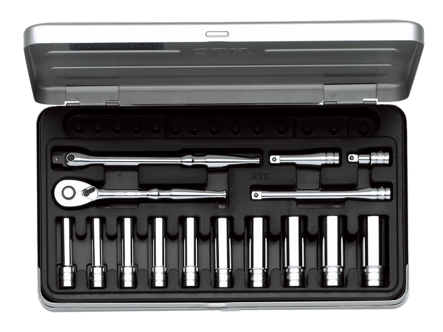 [TB2L10] KTC(京都機械工具)6.3sq.ディープソケットレンチセット[15点] セット品15点 - MisakaZoo