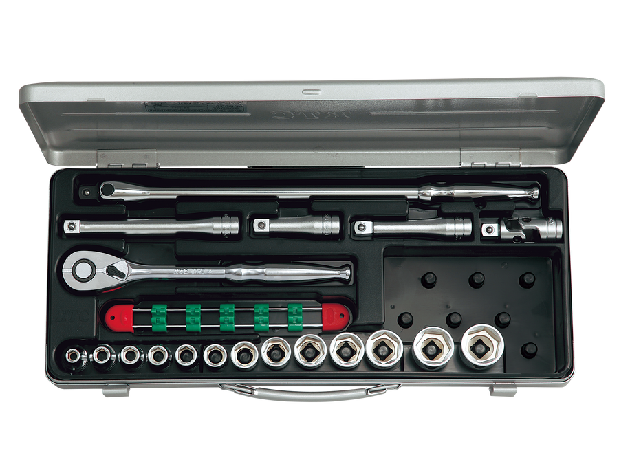 [TB413] KTC(京都機械工具)12.7sq.ソケットレンチセット[19点] セット品19点 - MisakaZoo