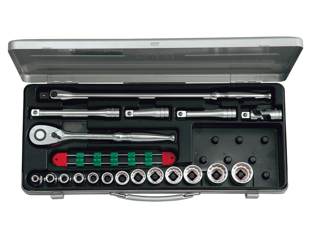 [TB413X] KTC(京都機械工具)12.7sq.ソケットレンチセット[19点] セット品19点 - MisakaZoo