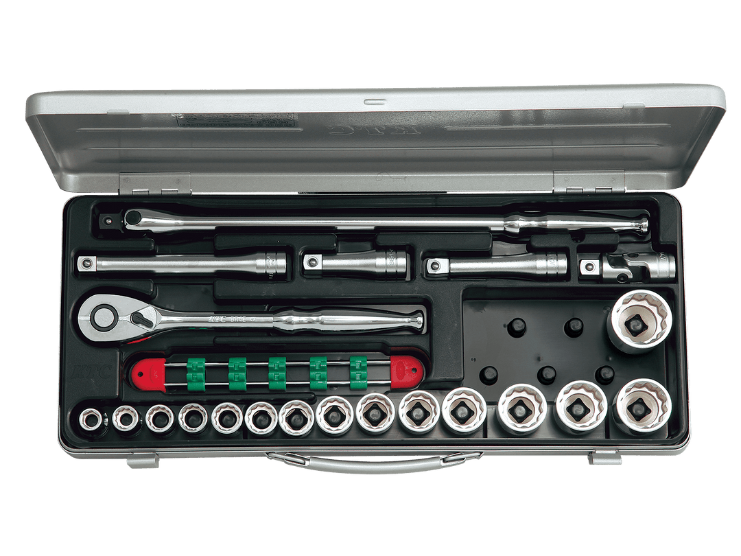 [TB415BX] KTC(京都機械工具)12.7sq.ソケットレンチセット[21点]インチサイズ セット品21点 - MisakaZoo