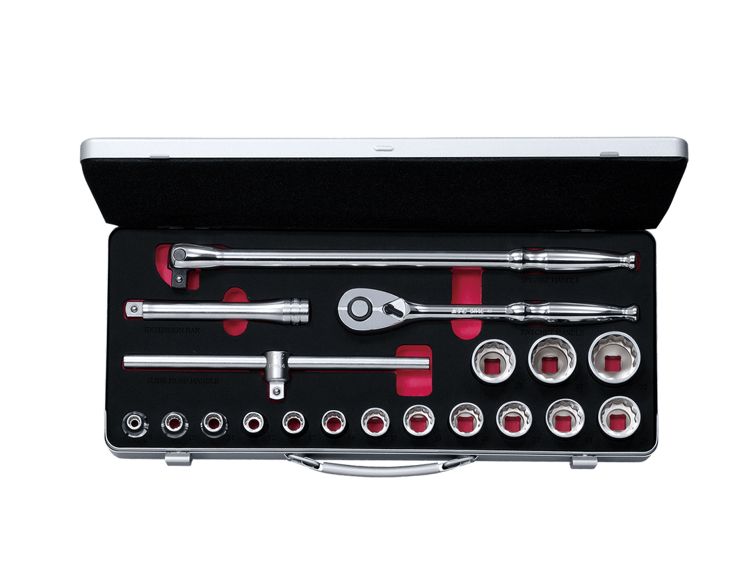 [TB415W] KTC(京都機械工具)12.7sq.ソケットレンチセット[19点] セット品19点 - MisakaZoo
