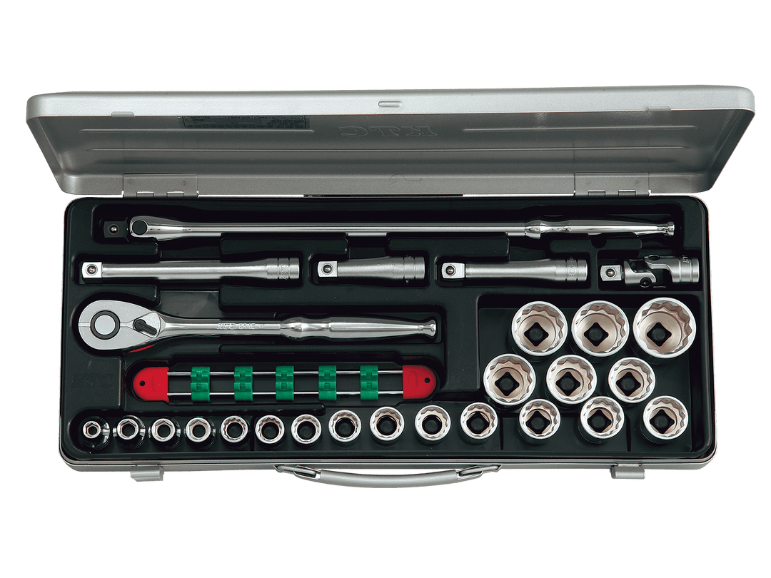 [TB420X] KTC(京都機械工具)12.7sq.ソケットレンチセット[26点] セット品26点 - MisakaZoo