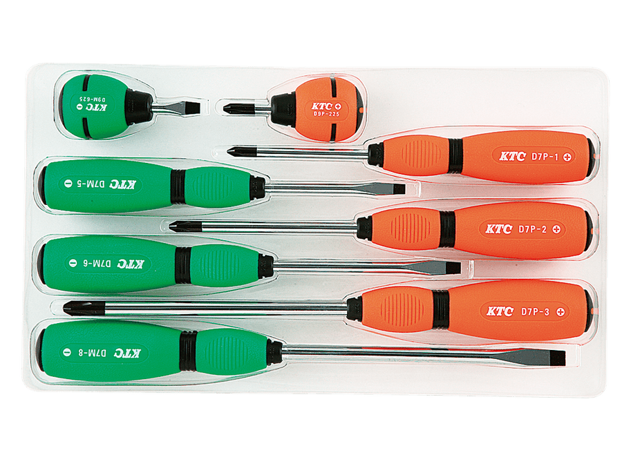 [TD798] KTC(京都機械工具)ソフトドライバセット[8本組] セット品8点 - MisakaZoo