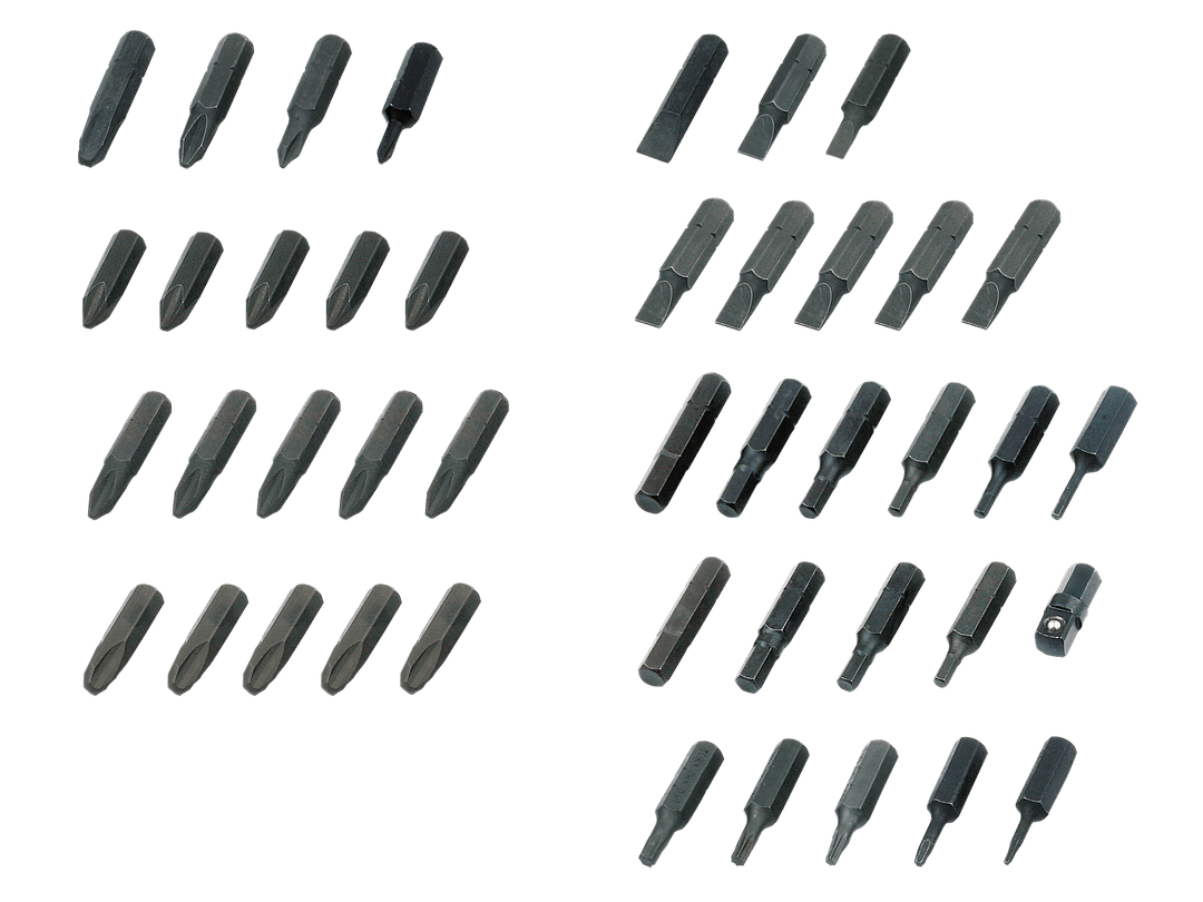 [TDT5] KTC(京都機械工具)板ラチェット差替えドライバ用ビットセット（入組内容T型トルクスビットT6、T8、T10、T15、T20（全長20mm）） セット品 - MisakaZoo