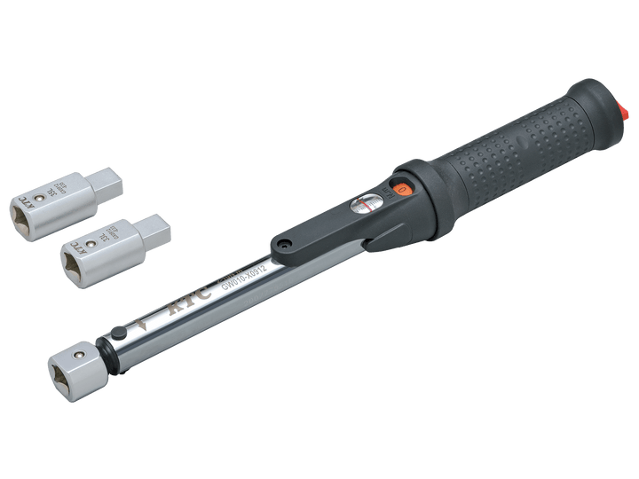 [TGW010103] KTC(京都機械工具)9×12プレセット型トルクレンチ ヘッド交換式セット（2〜10N・m 全長303mm） セット品3点 - MisakaZoo