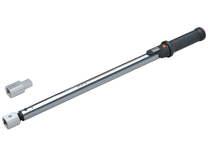 [TGW300202] KTC(京都機械工具)14×18プレセット型トルクレンチ ヘッド交換式セット（60〜300N・m 全長597.3mm） セット品2点 - MisakaZoo