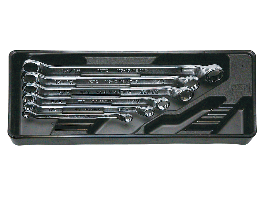 [TM506B] KTC(京都機械工具)めがねレンチセット[6本組]インチサイズ セット品6点 - MisakaZoo