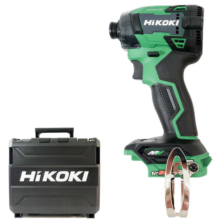 「本体とケース」 Hikoki(ハイコーキ) 充電式インパクトドライバ WH36DD　セット内容(セットバラシ品-OpenBox)：本体とインジェクションケース