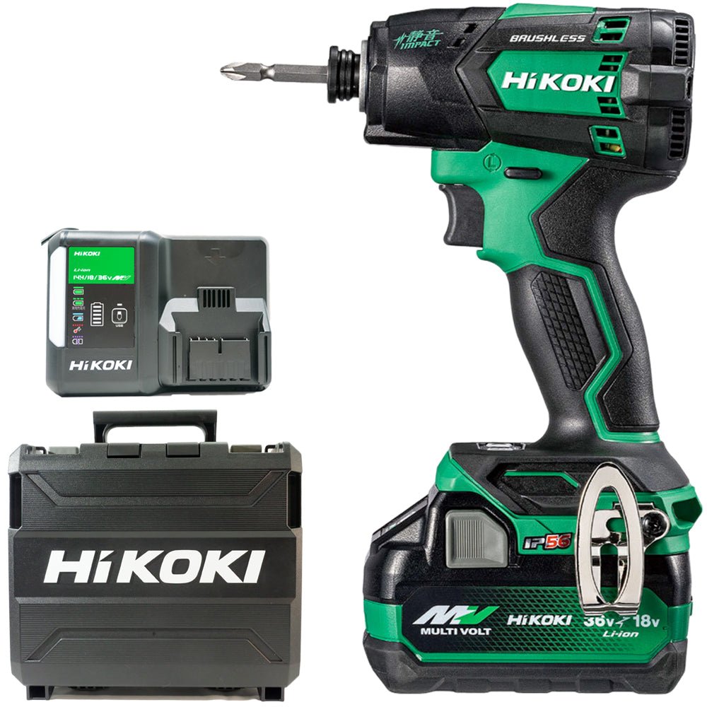 HIKOKI 充電インパクトドライバー　新品　36V Hikoki(ハイコーキ) 36V充電式 静音インパクトドライバ WHP18DA