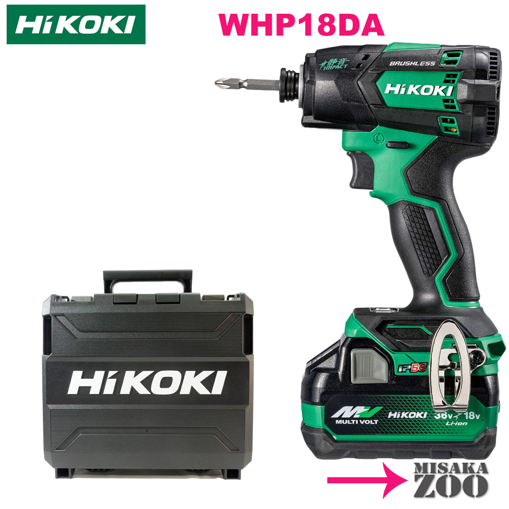 แบตเตอรี่แบบรีชาร์จ Hikoki 36V <tc>Silent Impact Driver (Low Noise with Oil Pulse)</tc>  WHP18DA &quot;ผลิตภัณฑ์รุ่น Variation&quot;