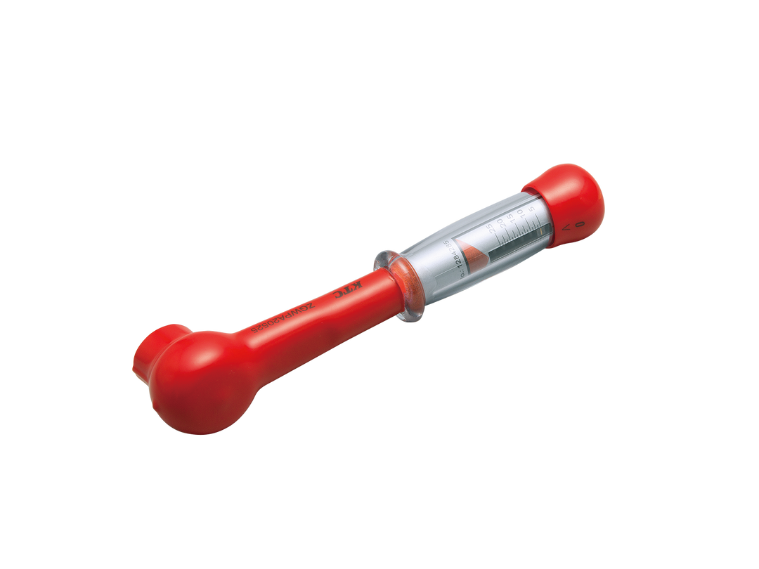 [ZGWPA20525] KTC(京都機械工具)6.3sq.絶縁トルクレンチ（トルク測定範囲5～25N・m） 単品1本