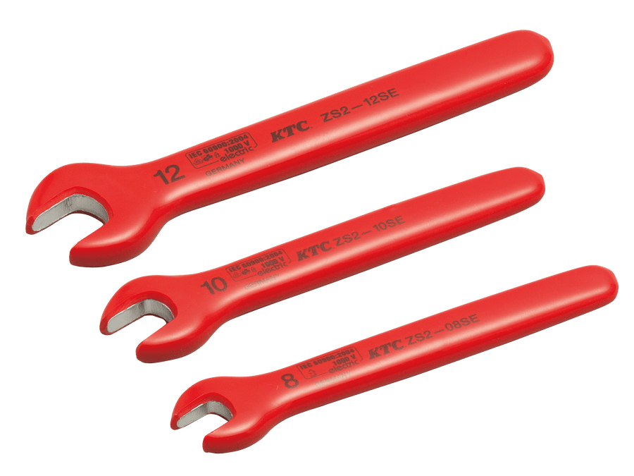 [ZS2-08SE] KTC(京都機械工具)絶縁スパナ（対辺8mm・全長110mm） 単品1本 - MisakaZoo