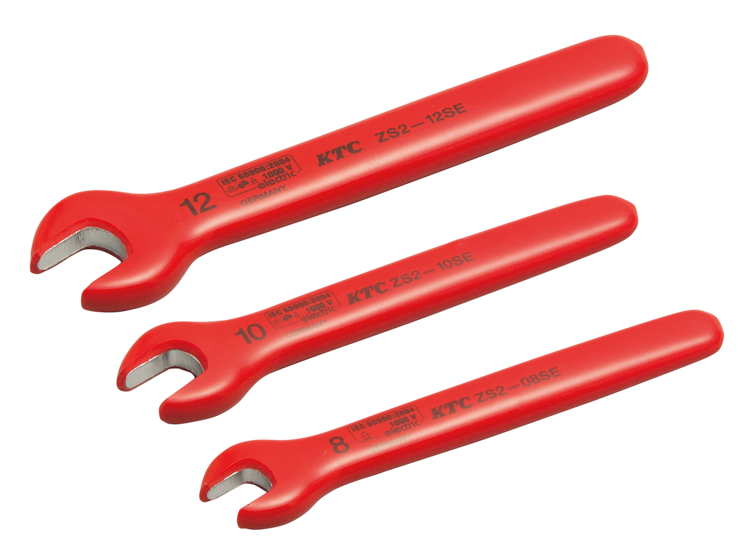 [ZS2-12SE] KTC(京都機械工具)絶縁スパナ（対妊12mm・全長130mm） 単品1本