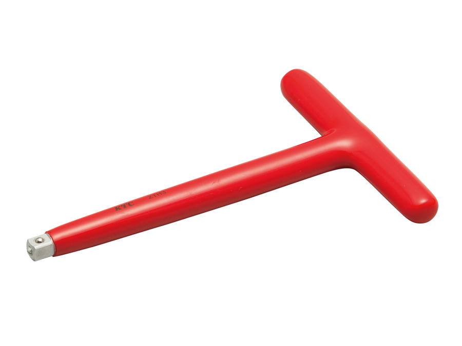 [ZTH3] KTC(京都機械工具)9.5sq.絶縁T形ハンドルレンチ（全長230mm） 単品1本